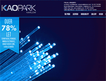 Tablet Screenshot of kaopark.com